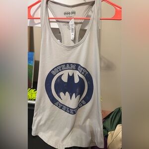 Batman Gray and Blue Muscle Tee